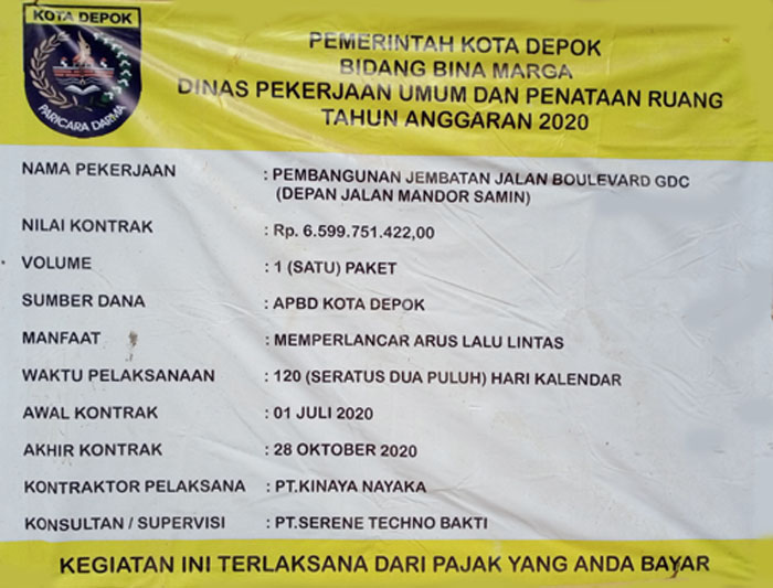 Detail Contoh Papan Nama Proyek Nomer 5