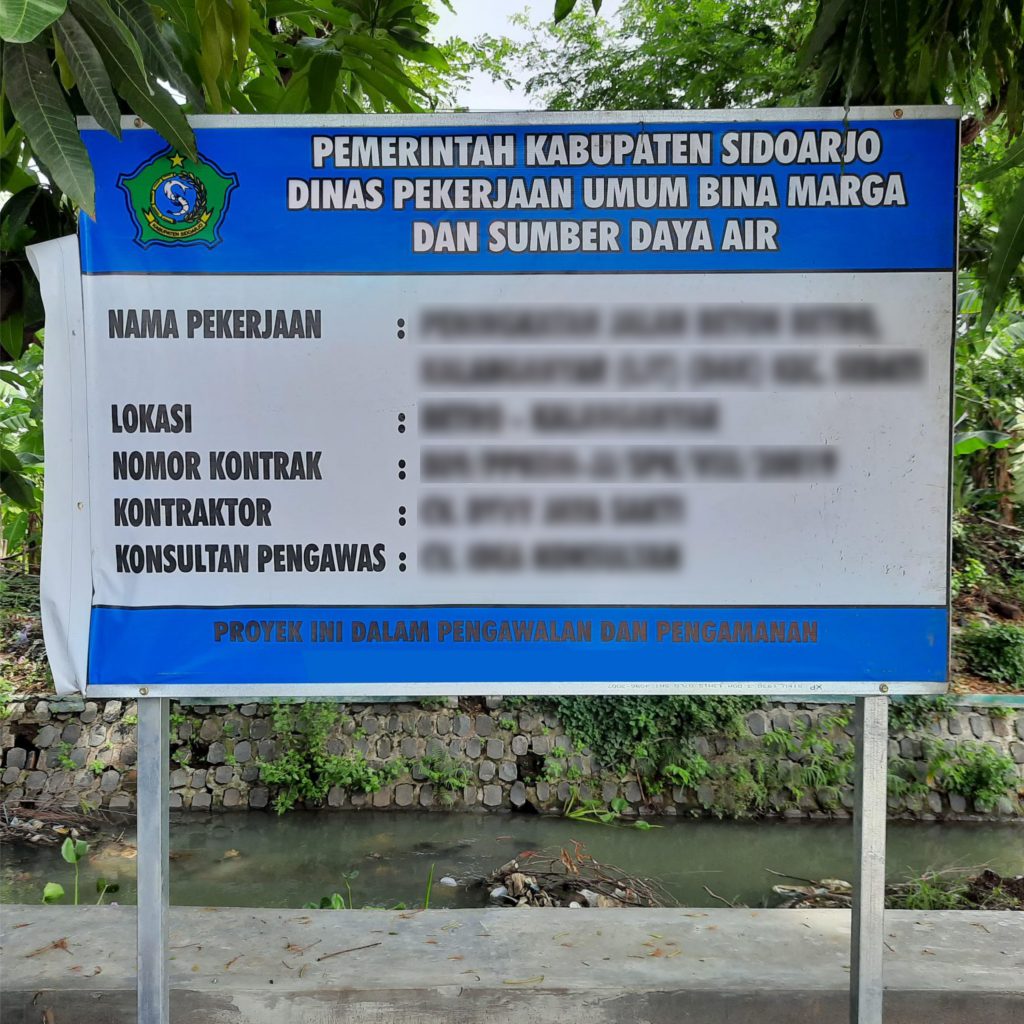 Contoh Papan Proyek - KibrisPDR