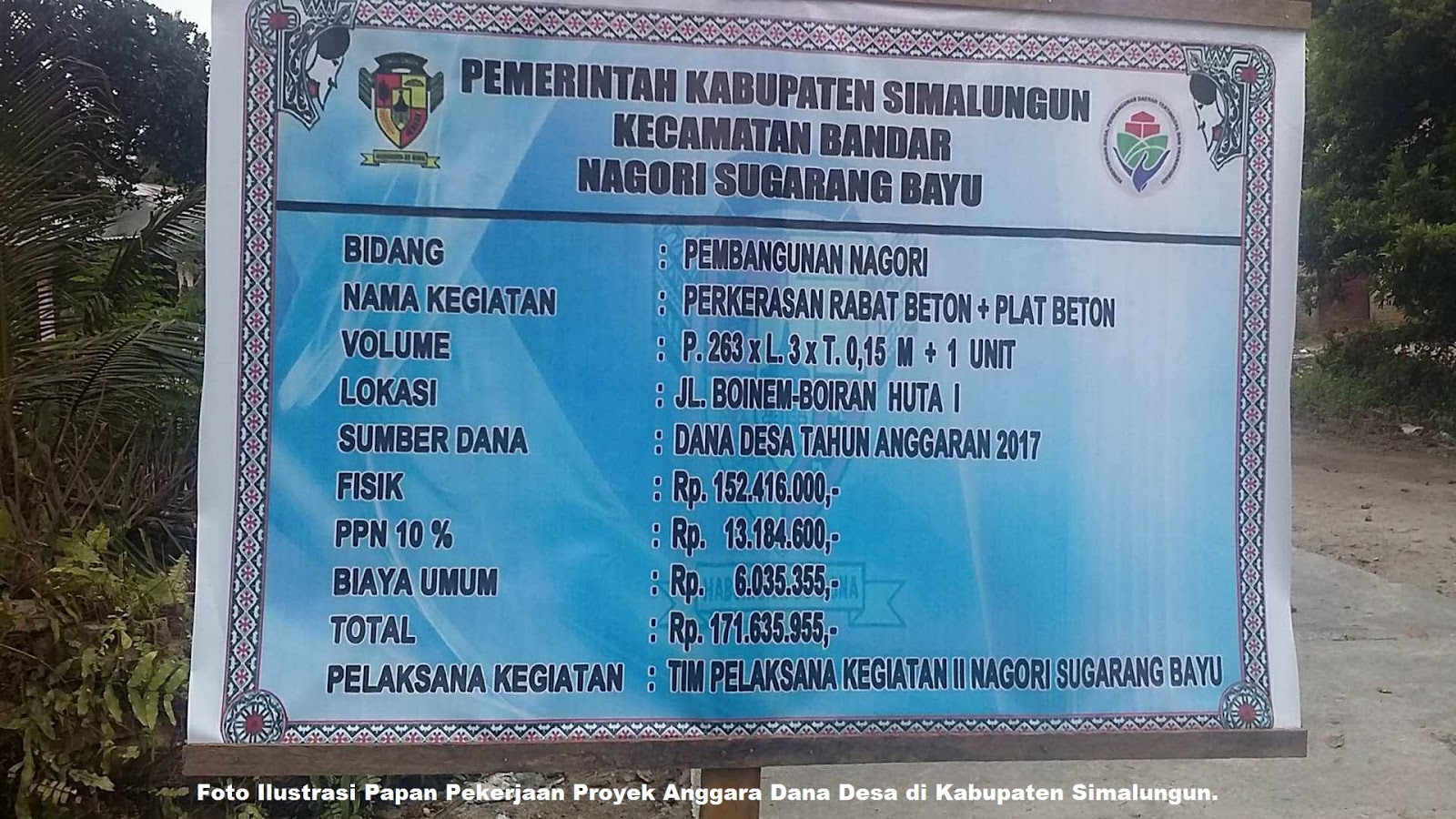 Detail Contoh Papan Proyek Dana Desa Nomer 27