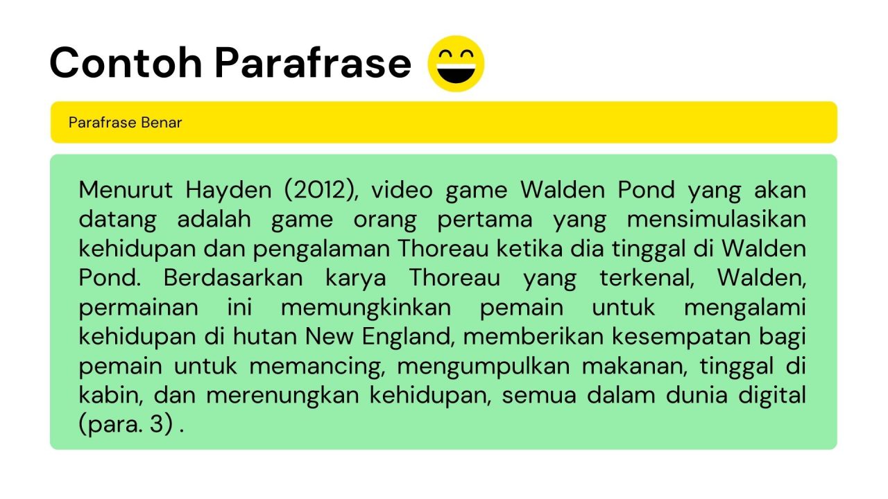 Contoh Parafrase Artikel - KibrisPDR