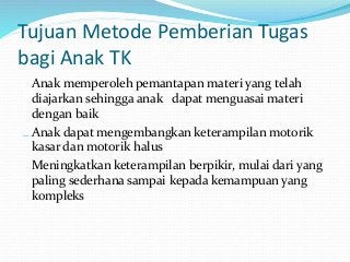 Detail Contoh Pemberian Tugas Untuk Anak Tk Nomer 12