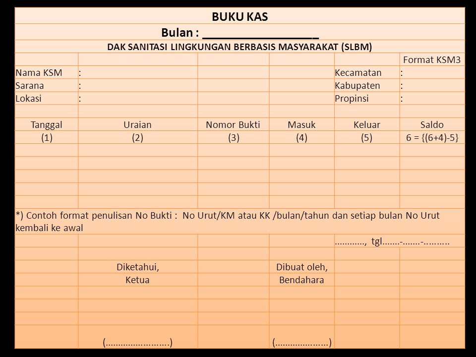 Detail Contoh Pembukuan Bendahara Koperasi Nomer 48