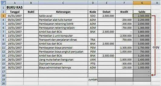 Detail Contoh Pembukuan Keuangan Nomer 13