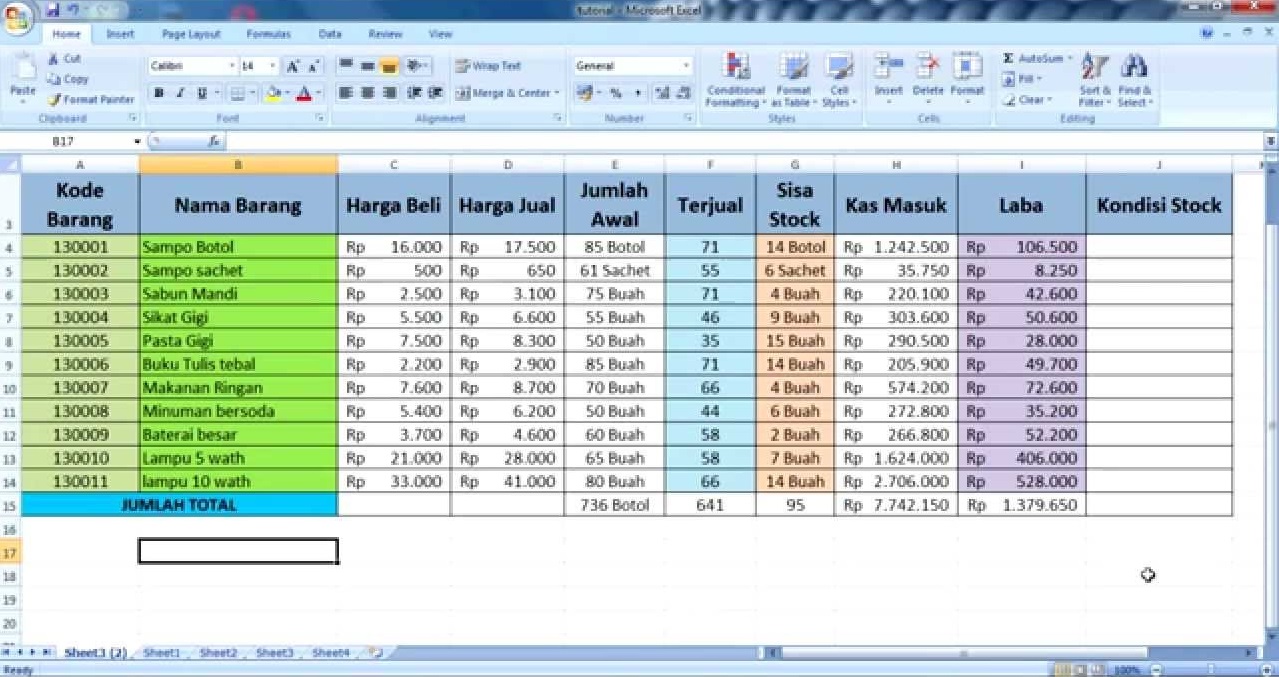 Detail Contoh Pembukuan Penjualan Nomer 30