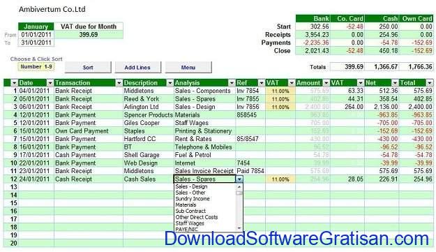 Detail Contoh Pembukuan Usaha Kecil Excel Download Nomer 33