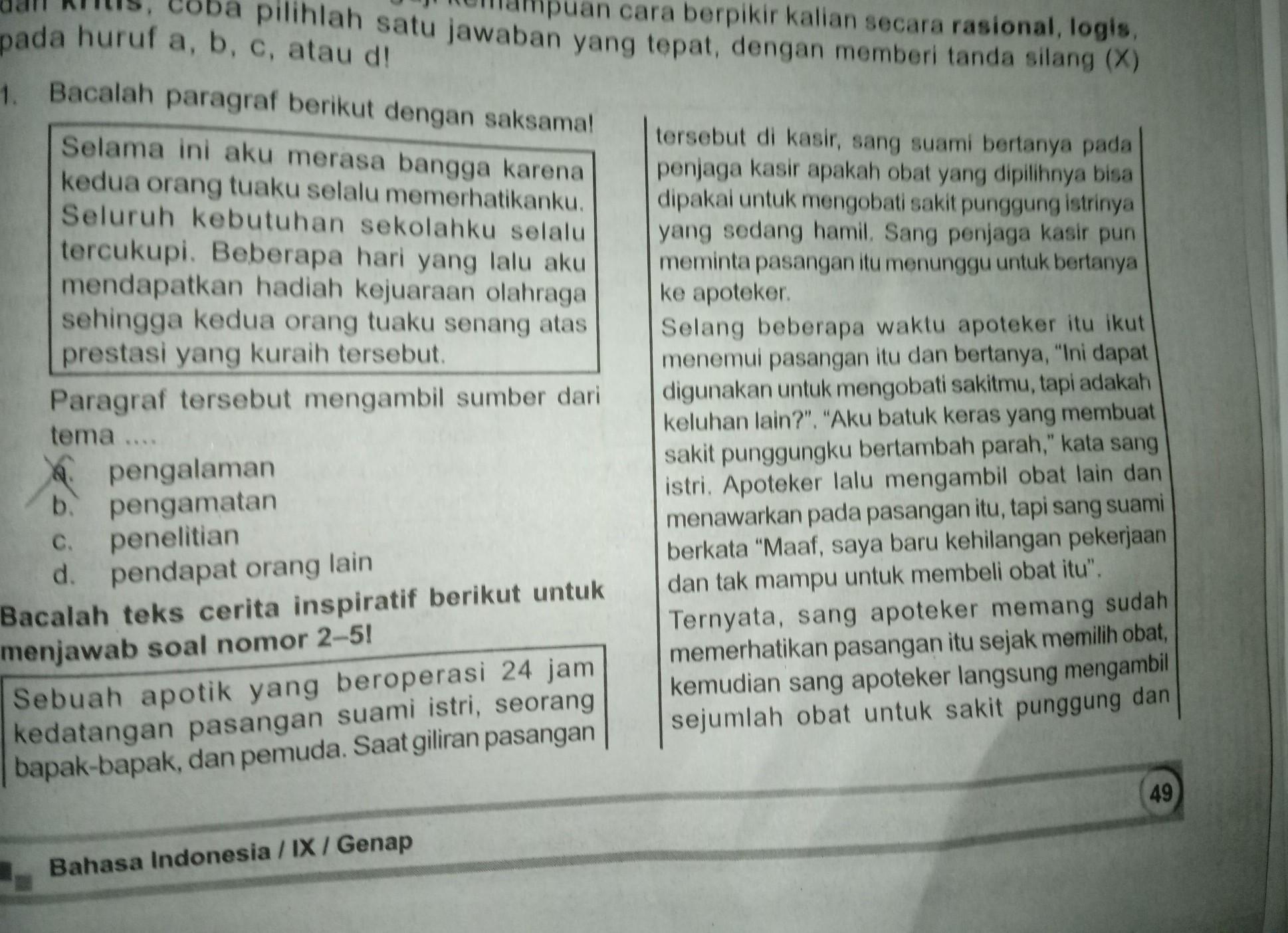 Detail Contoh Pengalaman Menyedihkan Nomer 25