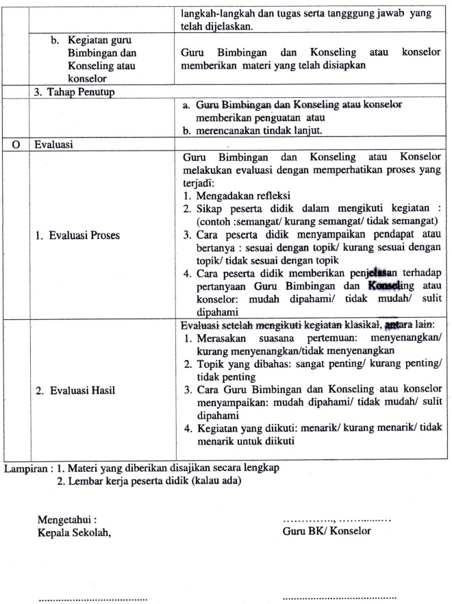 Detail Contoh Pengisian Buku Bimbingan Konseling Sd Nomer 5