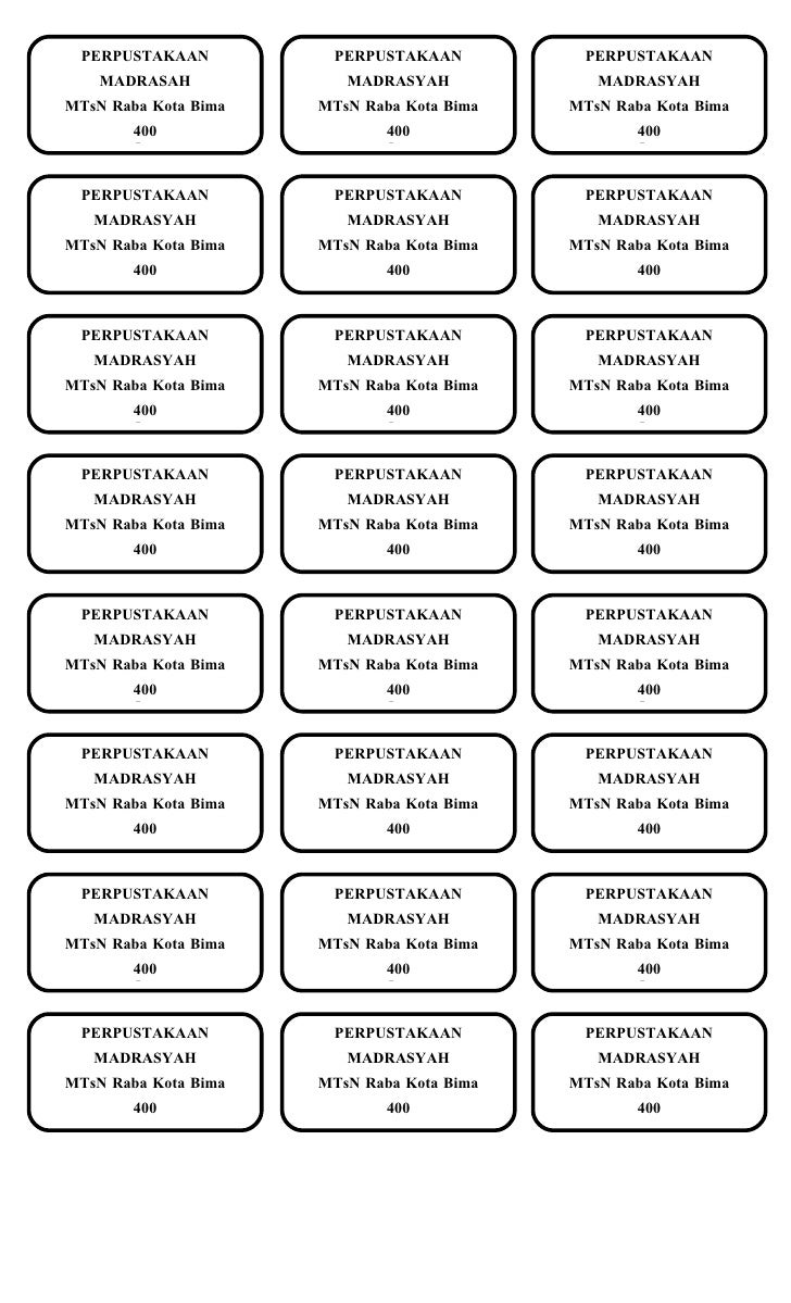 Detail Contoh Pengkodean Buku Perpustakaan Nomer 7