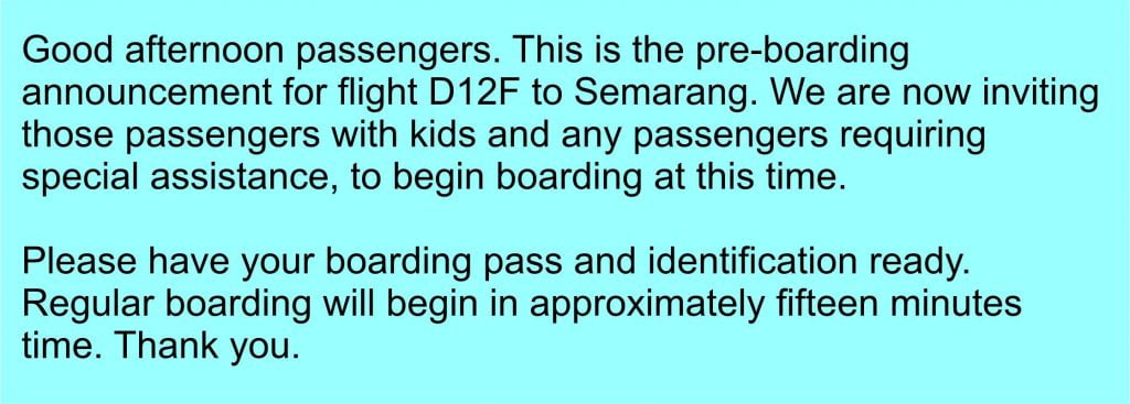 Detail Contoh Pengumuman Bahasa Inggris Nomer 7