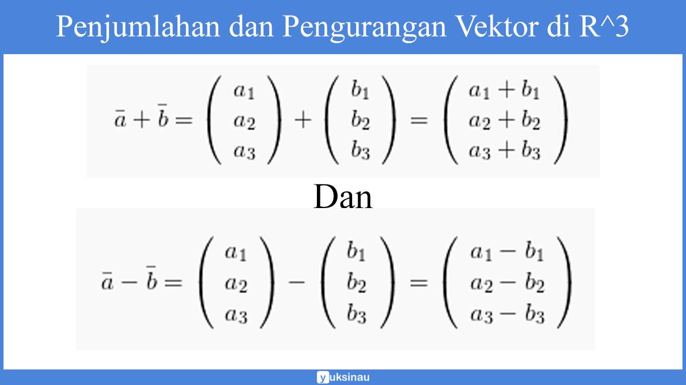 Detail Contoh Penjumlahan Vektor Nomer 12