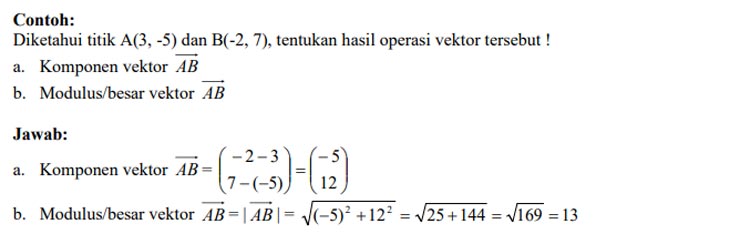 Detail Contoh Penjumlahan Vektor Nomer 19
