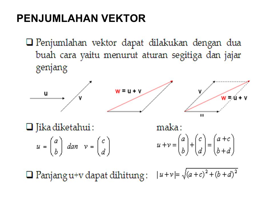 Detail Contoh Penjumlahan Vektor Nomer 37