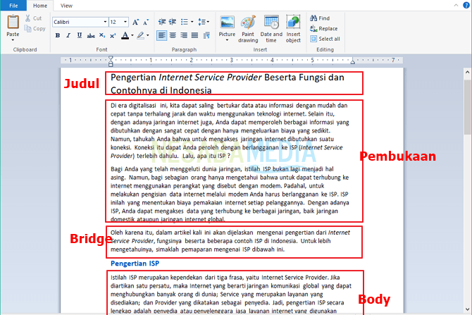 Detail Contoh Penulisan Artikel Yang Benar Nomer 18