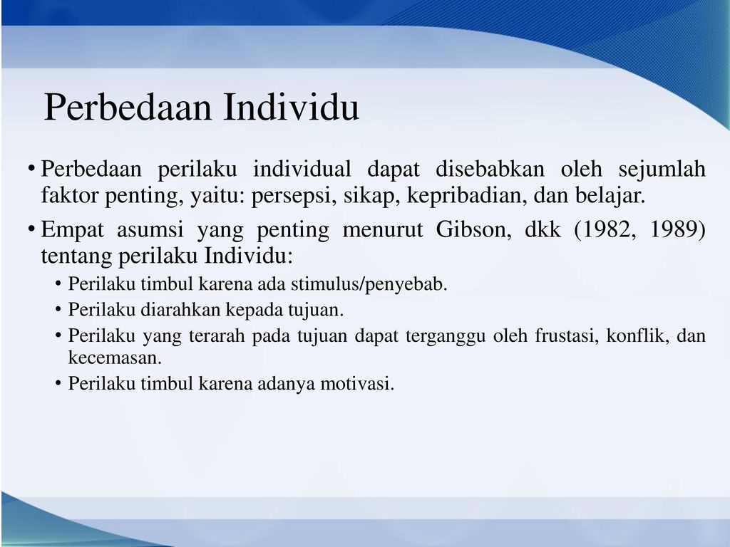 Detail Contoh Perbedaan Individu Nomer 5