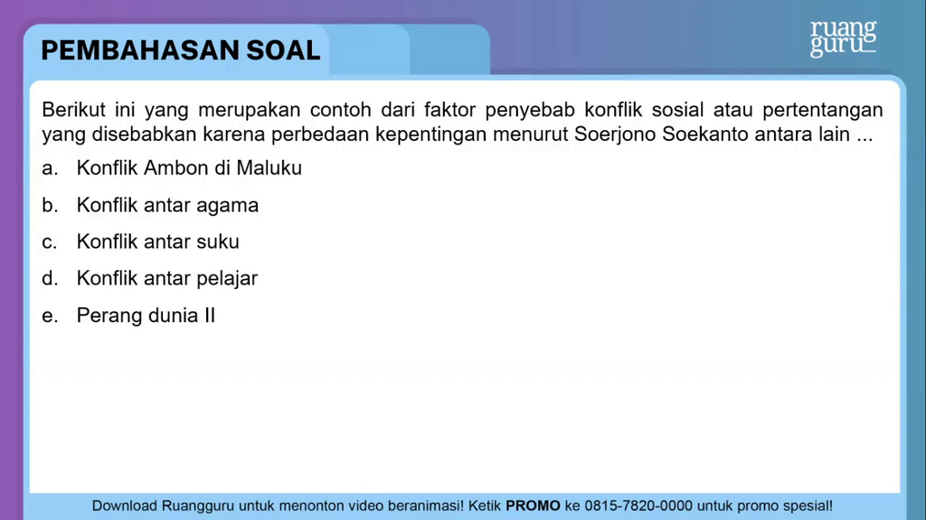 Detail Contoh Perbedaan Kepentingan Nomer 42