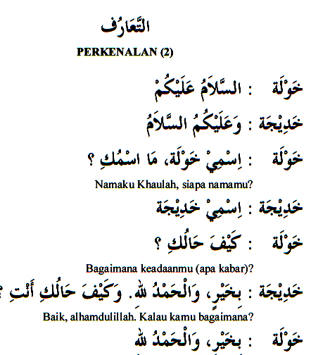 Contoh Percakapan Bahasa Arab Perkenalan - KibrisPDR