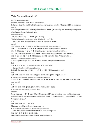 Detail Contoh Percakapan Bahasa Korea Nomer 21