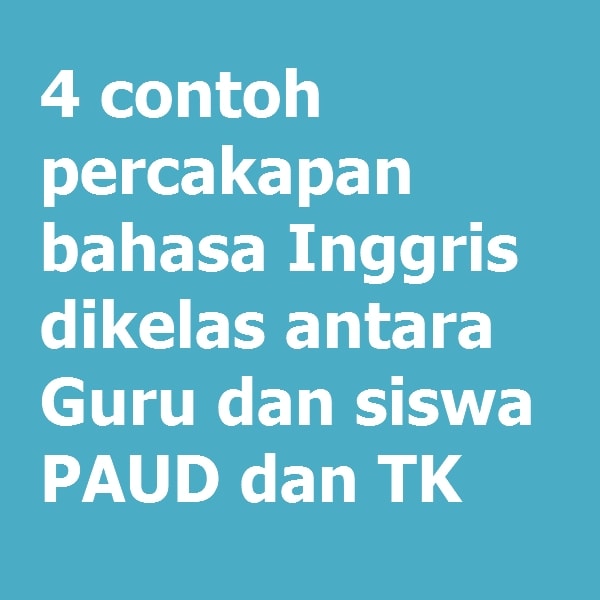 Detail Contoh Percakapan Guru Dan Murid Nomer 21