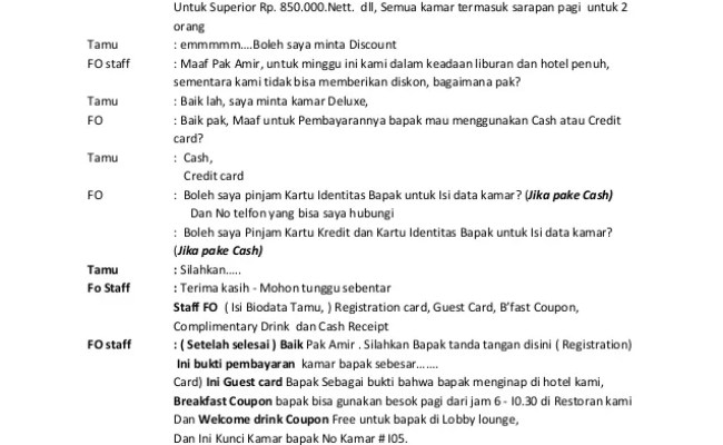 Detail Contoh Percakapan Telepon Nomer 19