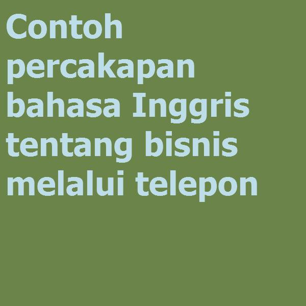 Detail Contoh Percakapan Telepon Nomer 35