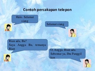 Detail Contoh Percakapan Telepon Nomer 40