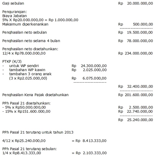 Detail Contoh Perhitungan Pajak Nomer 23