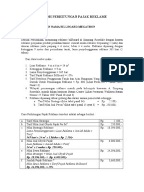 Detail Contoh Perhitungan Pajak Nomer 38