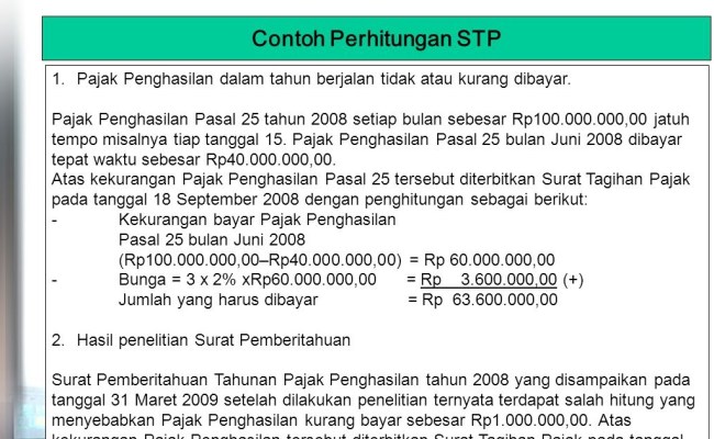 Detail Contoh Perhitungan Pph 25 Nomer 21