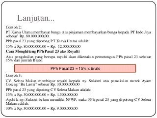 Detail Contoh Perhitungan Pph Pasal 23 Nomer 14