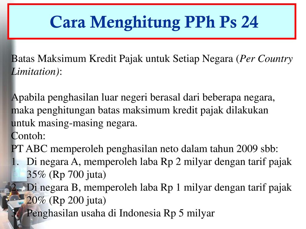 Detail Contoh Perhitungan Pph Pasal 24 Nomer 19