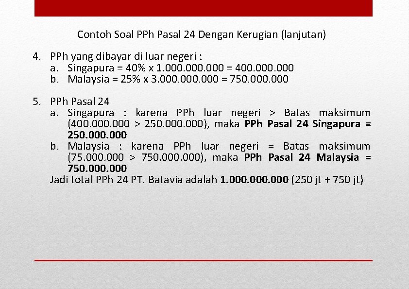 Detail Contoh Perhitungan Pph Pasal 24 Nomer 24