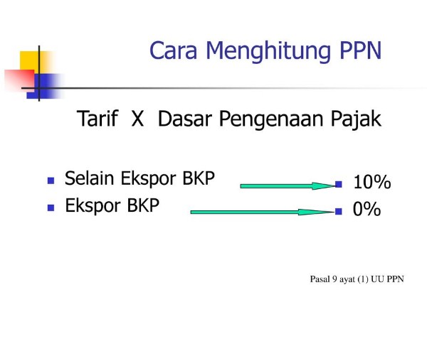 Detail Contoh Perhitungan Ppn Nomer 31