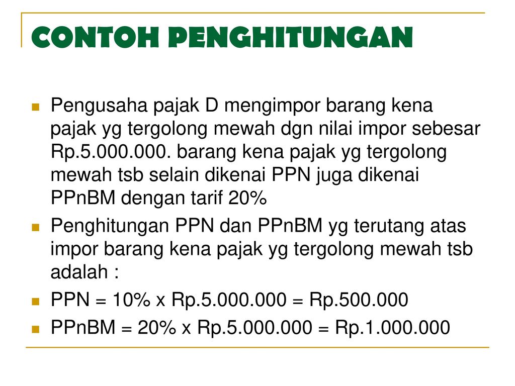 Detail Contoh Perhitungan Ppn Nomer 38