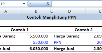 Detail Contoh Perhitungan Ppn Nomer 39