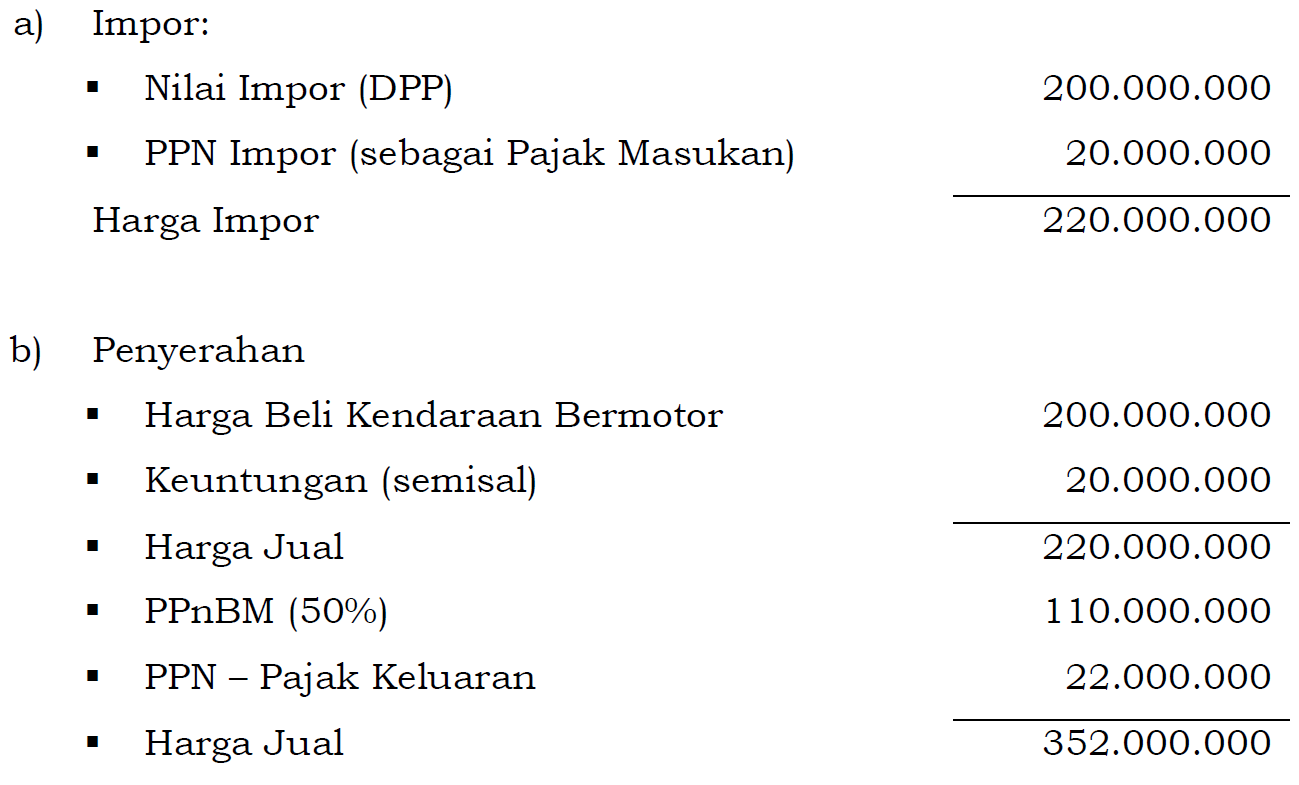 Detail Contoh Perhitungan Ppnbm Nomer 10