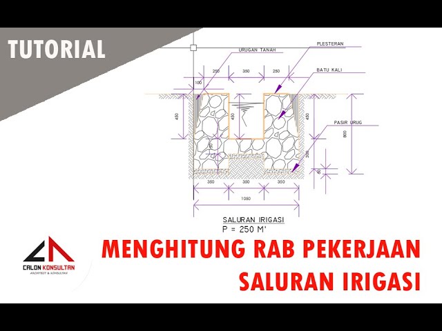 Detail Contoh Perhitungan Saluran Irigasi Nomer 24