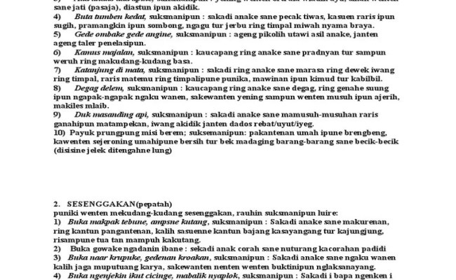 Detail Contoh Peribahasa Bali Dan Artinya Nomer 18