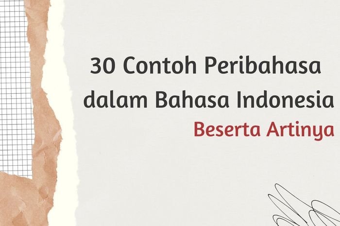 Detail Contoh Peribahasa Perumpamaan Nomer 16