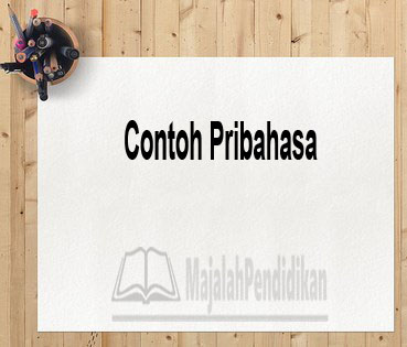 Detail Contoh Peribahasa Perumpamaan Nomer 26