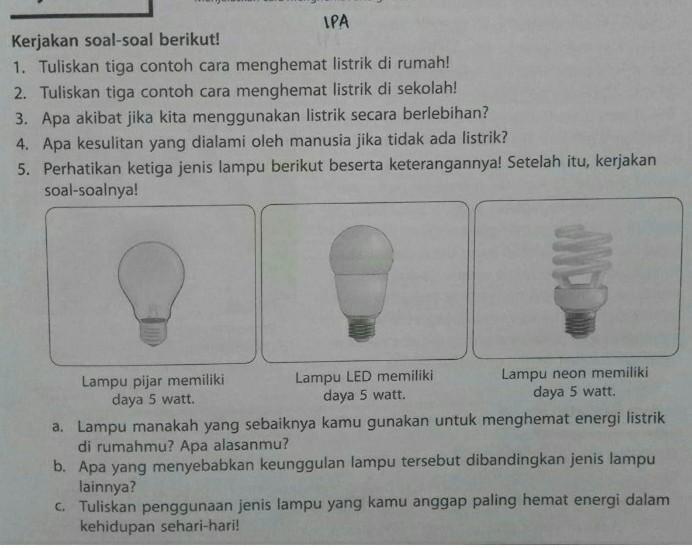 Detail Contoh Perilaku Hemat Energi Dalam Kehidupan Sehari Hari Nomer 51