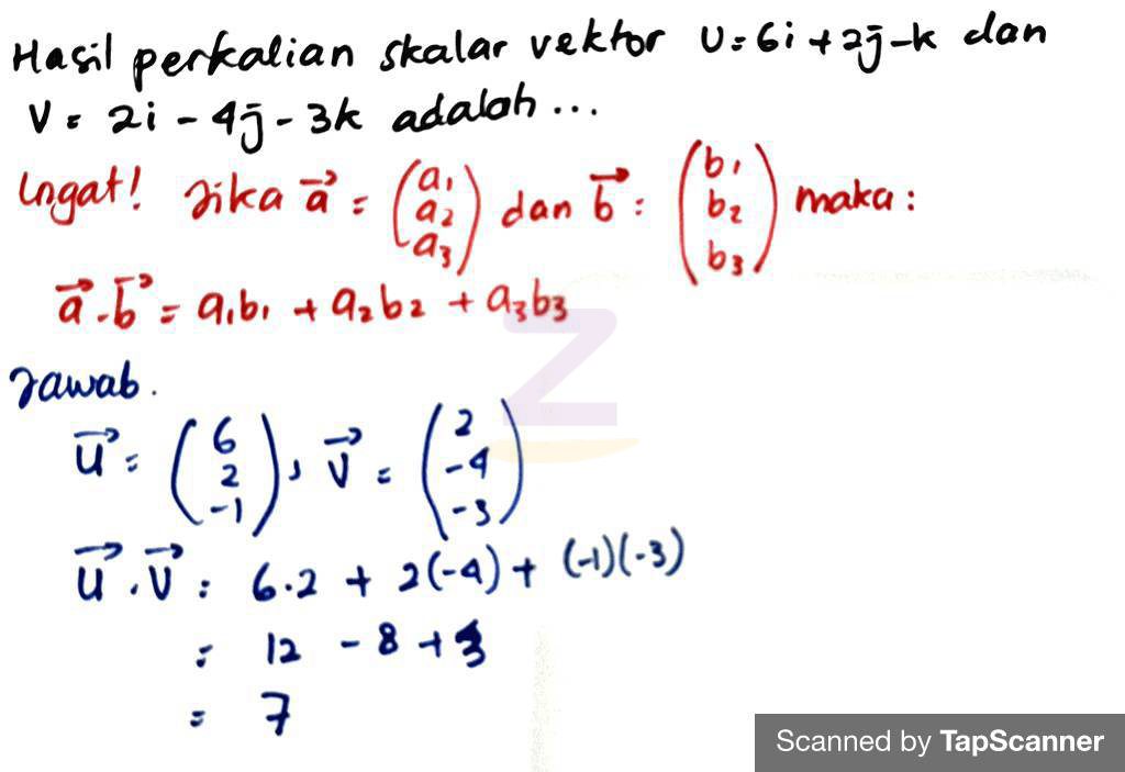 Detail Contoh Perkalian Vektor Nomer 13