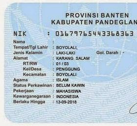 Detail Contoh Personal Identity Nomer 2