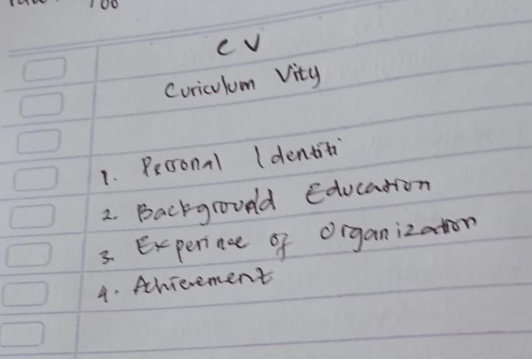Detail Contoh Personal Identity Nomer 16