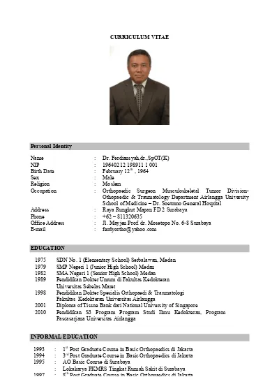 Detail Contoh Personal Identity Nomer 7