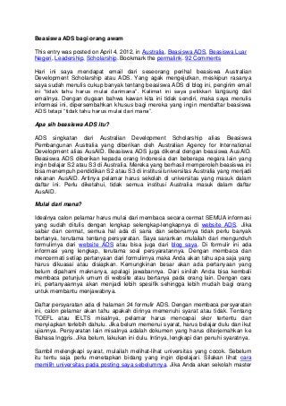 Detail Contoh Personal Statement Bahasa Indonesia Nomer 20
