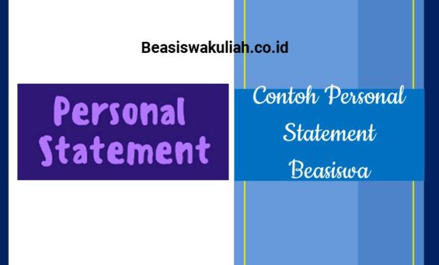 Detail Contoh Personal Statement Bahasa Indonesia Nomer 37