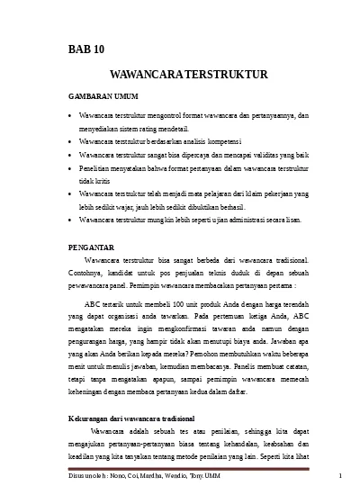 Detail Contoh Pertanyaan Wawancara Penelitian Kualitatif Pendidikan Nomer 23