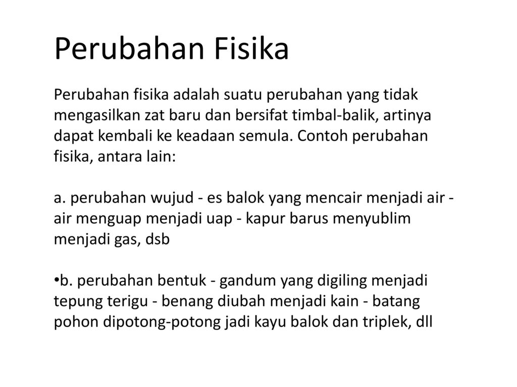 Detail Contoh Perubahan Fisika Dan Kimia Dalam Kehidupan Sehari Hari Nomer 44