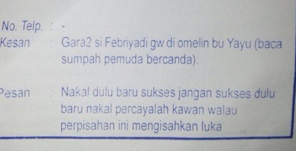 Detail Contoh Pesan Dan Kesan Untuk Guru Nomer 44