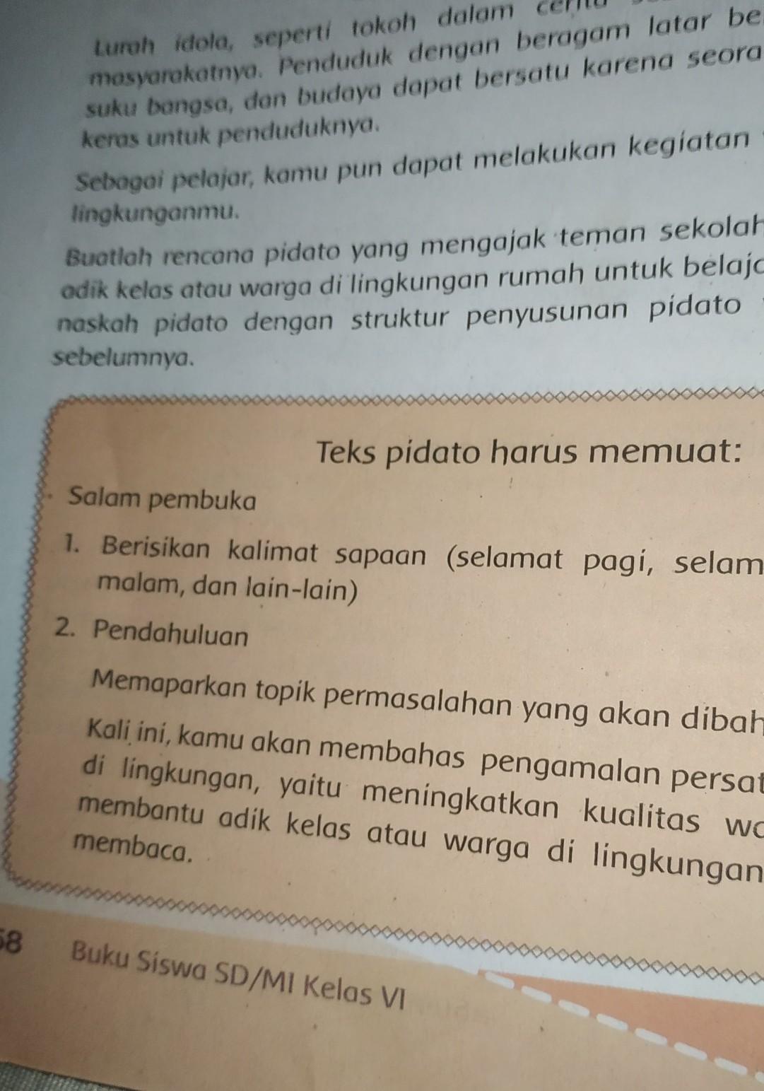 Detail Contoh Pidato Untuk Anak Sd Nomer 33